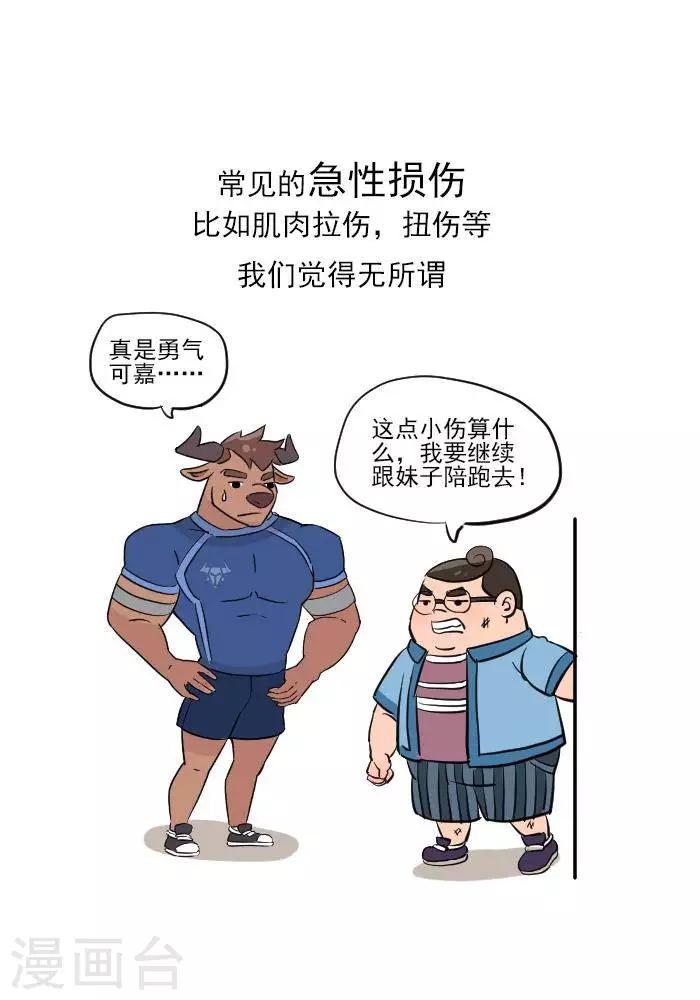 🍼大牛健身漫画 第15话  急性损伤怎么应急处理？ 第3页