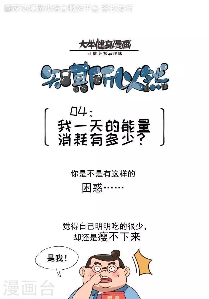 🍼大牛健身漫画 第3话 我一天的能量消耗有多少？ 第1页
