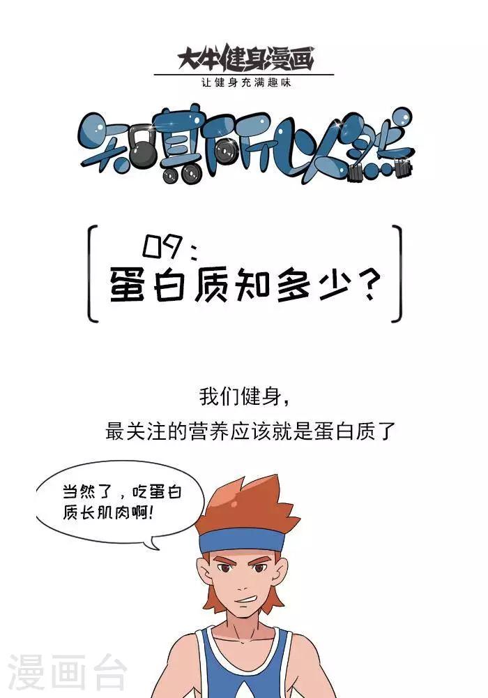 🍼大牛健身漫画 第9话  蛋白质知多少？ 第1页