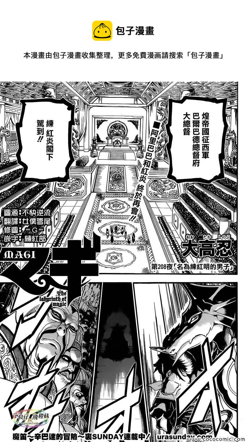 🍟魔笛MAGI 第208话 第1页