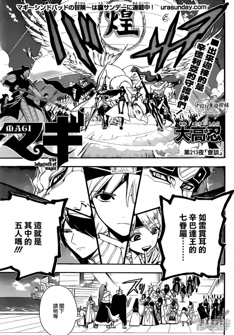 🍟魔笛MAGI 第213话 会谈 第2页