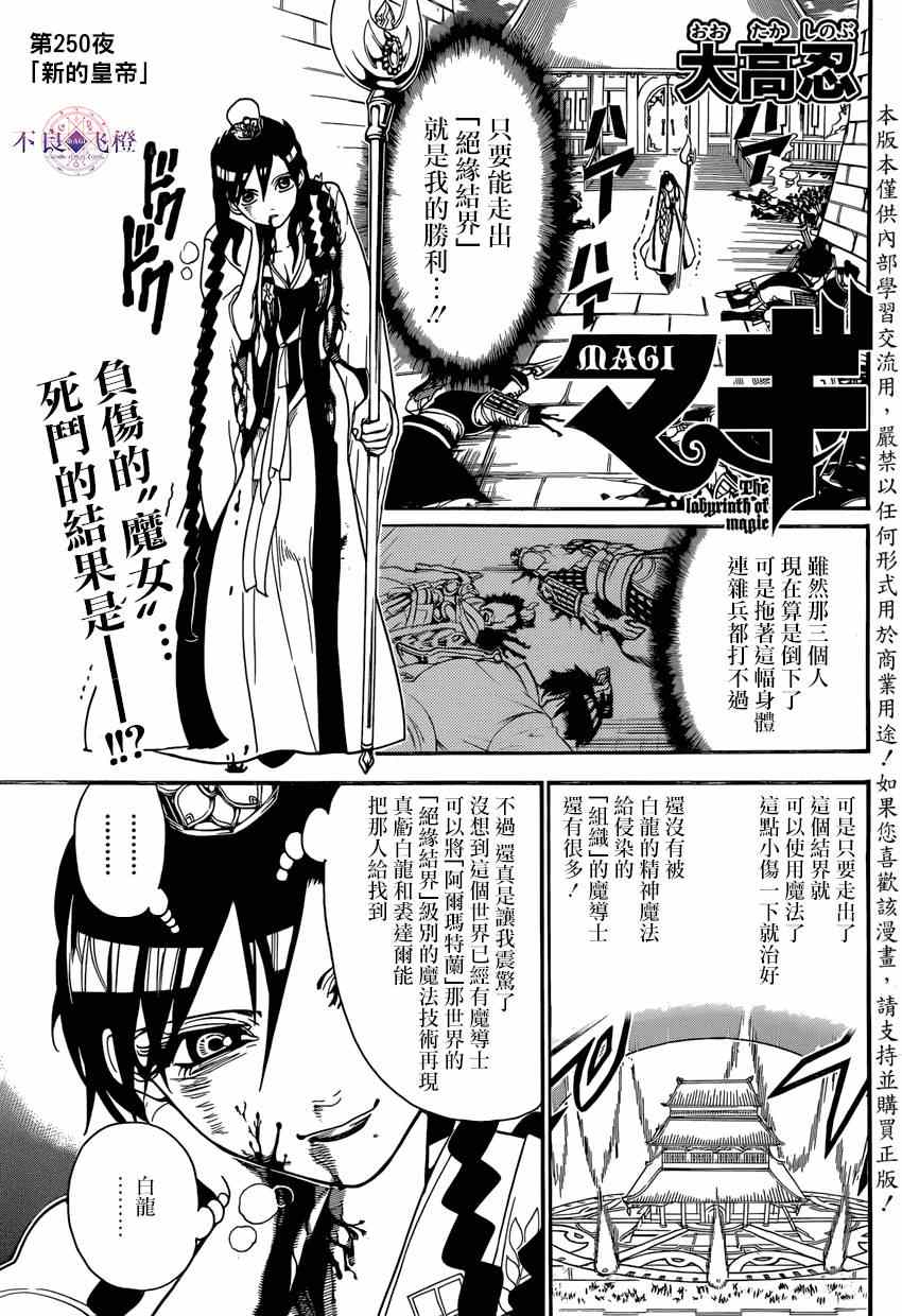 🍟魔笛MAGI 第250话 第2页