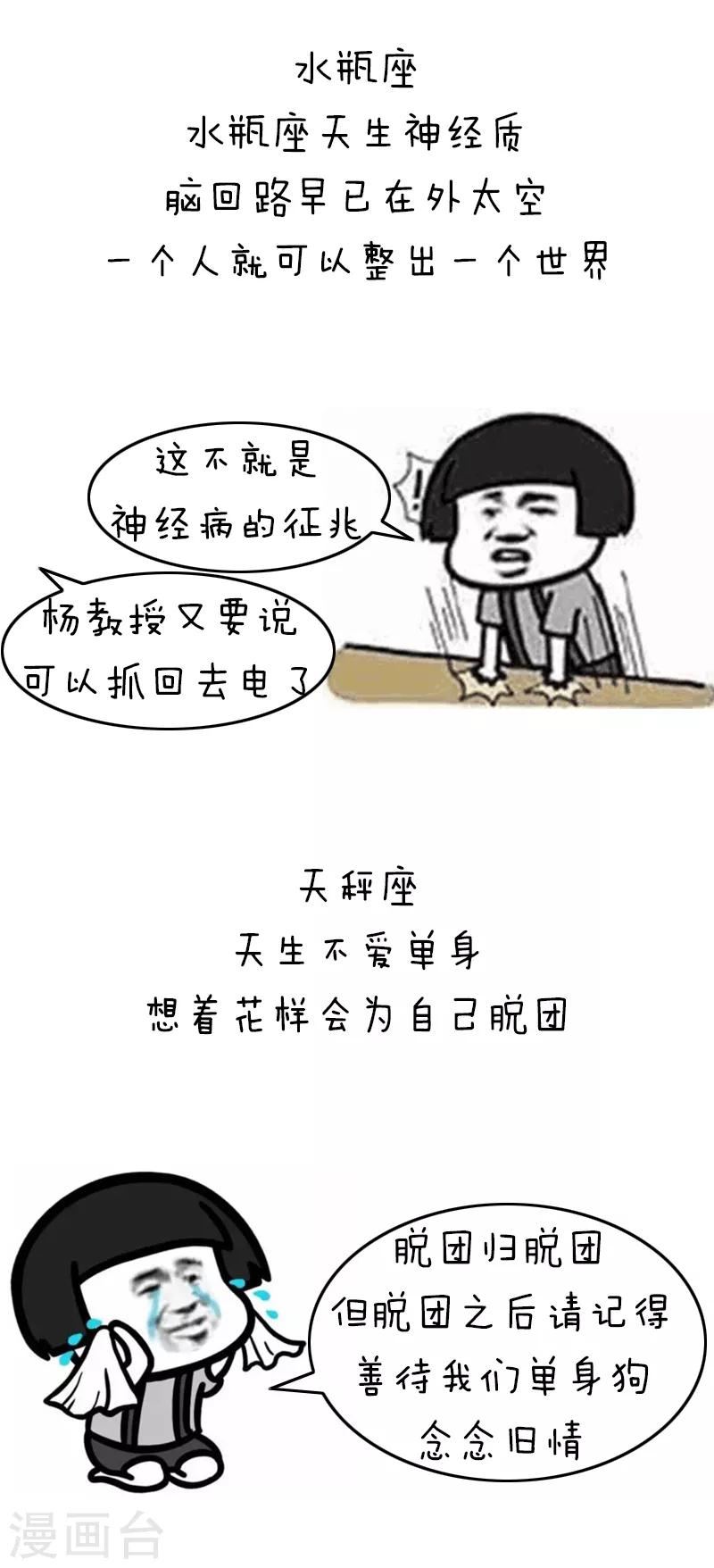 第190话 表情包丨十二星座的逼格假期-第191话
