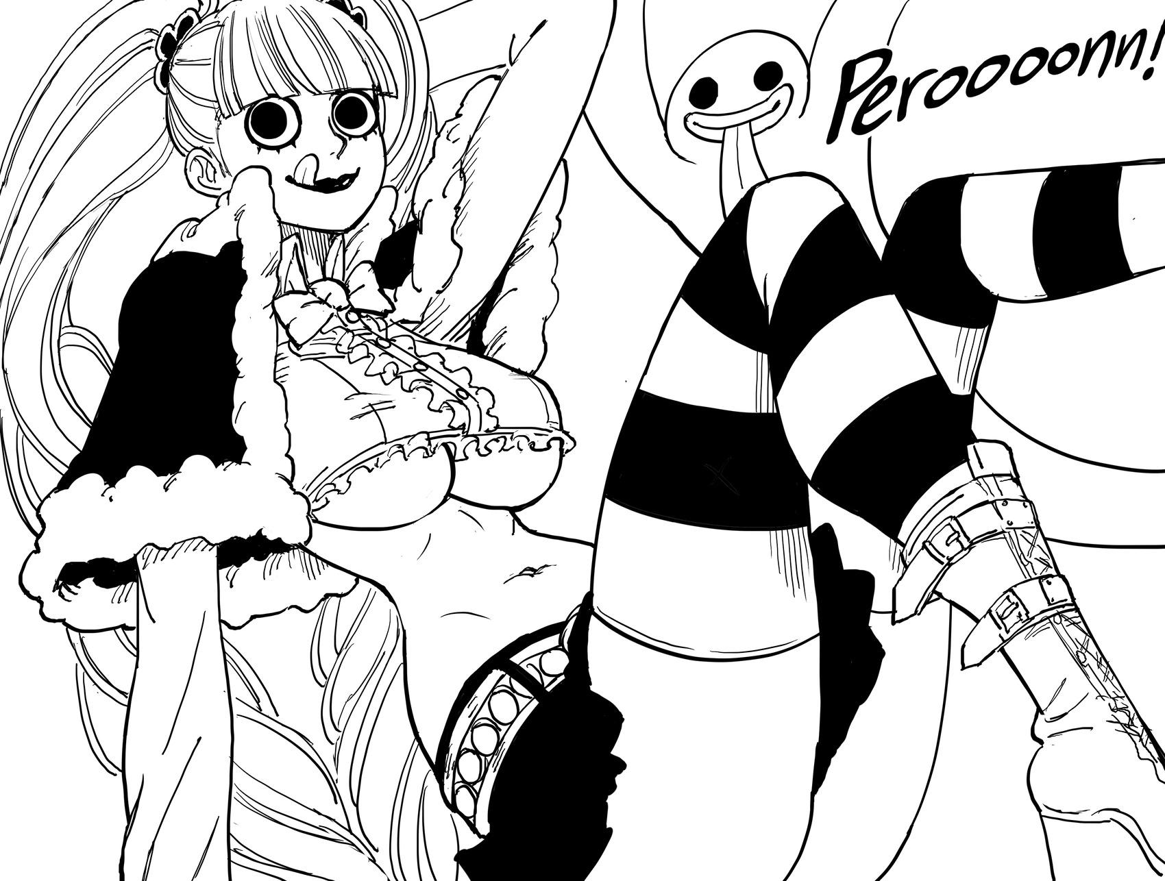 🍵Baalbuddy漫画小短篇 《海贼王》佩罗娜 第1页
