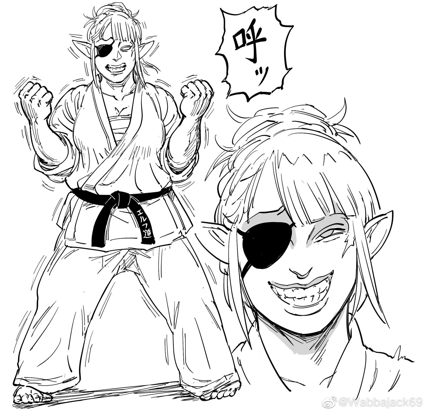 🍵Baalbuddy漫画小短篇 精灵武馆馆长 第1页