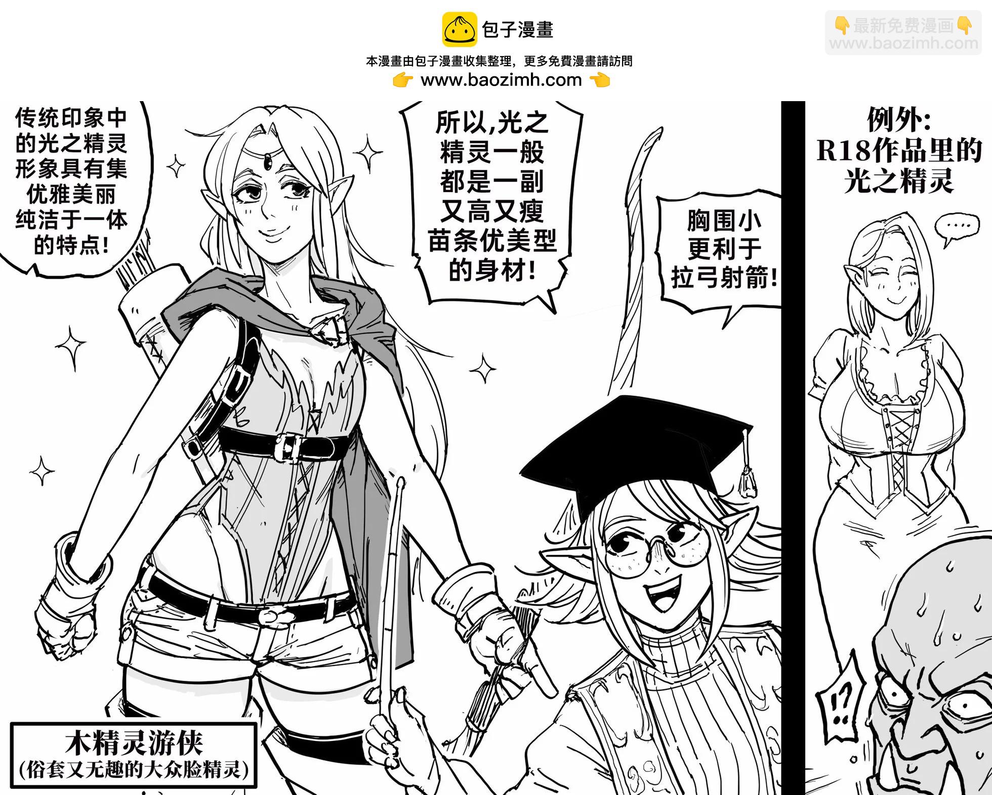 🍵Baalbuddy漫画小短篇 精灵种类科普1 第2页