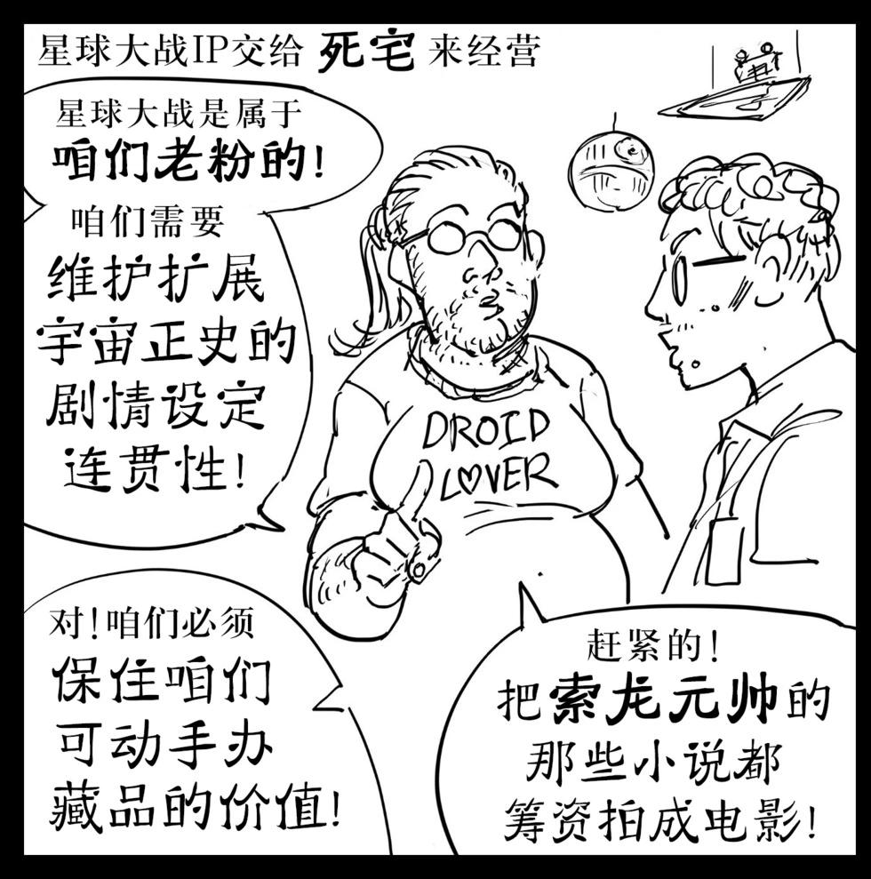 🍵Baalbuddy漫画小短篇 星球大战IP的经营 第1页