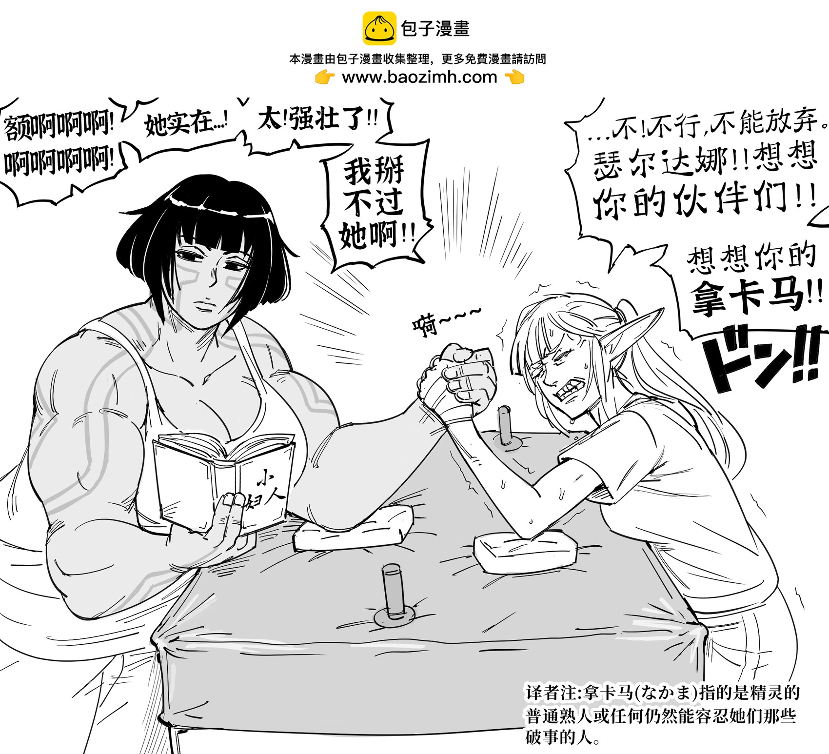 🍵Baalbuddy漫画小短篇 歌利亚掰手腕 第2页
