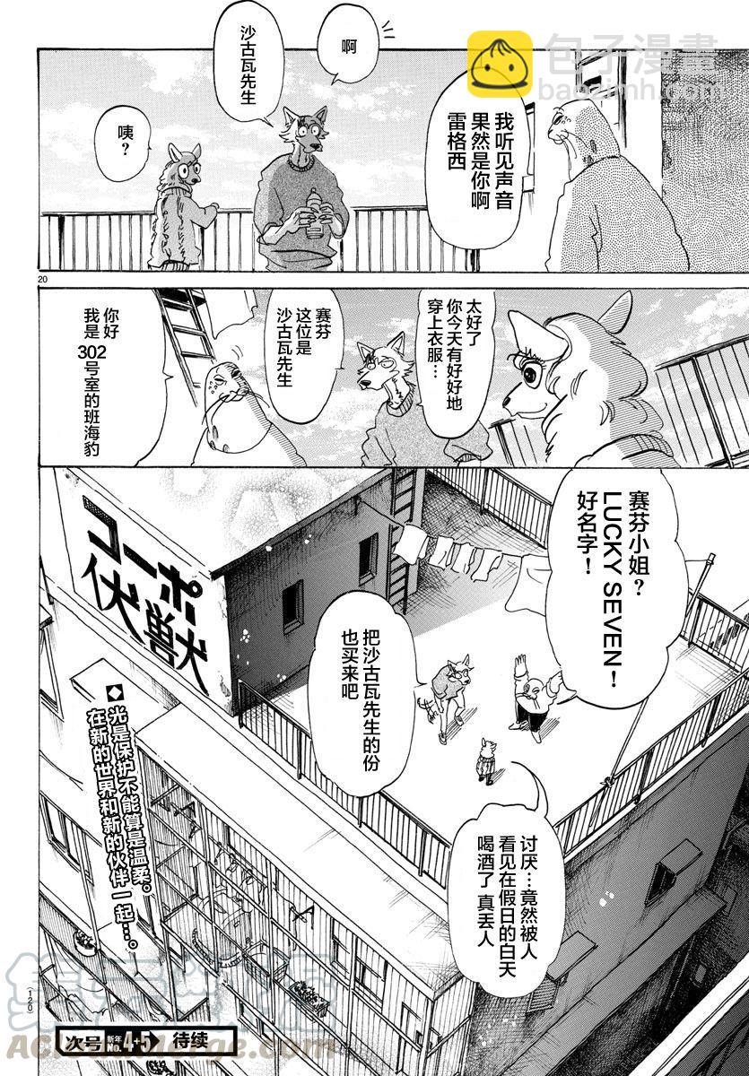 🍵BEASTARS 动物狂想曲 第110话 我不知道啤酒是什么味道 第21页