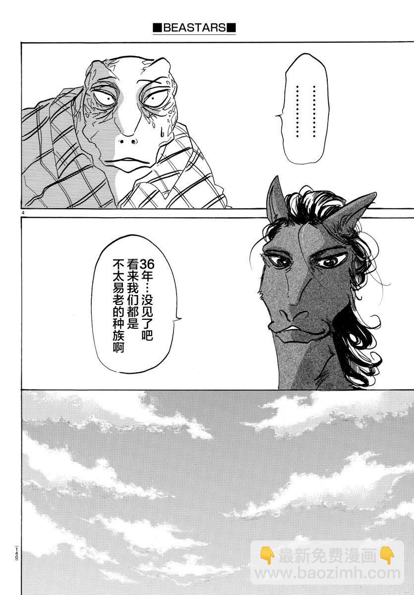 🍵BEASTARS 动物狂想曲 第112话 沐浴在解毒的雾中 第4页