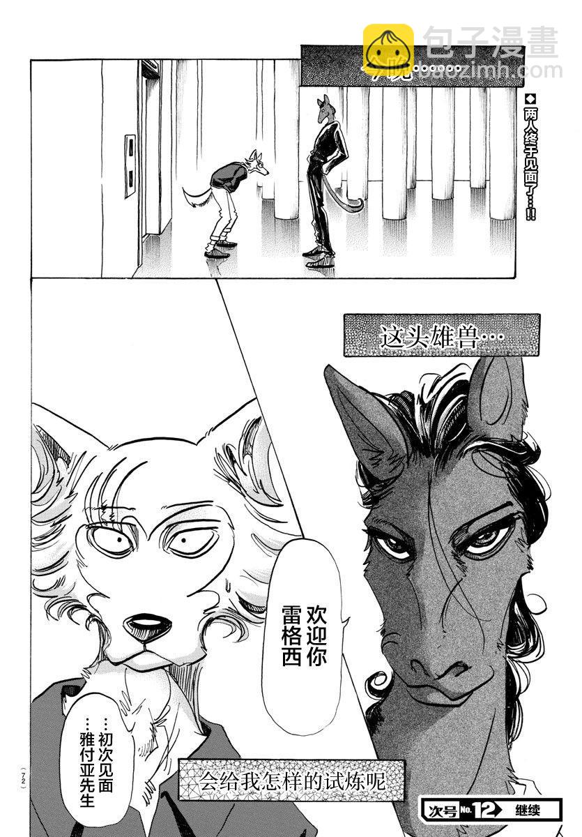 🍵BEASTARS 动物狂想曲 第116话 思考回路的Dancing Boy 第20页