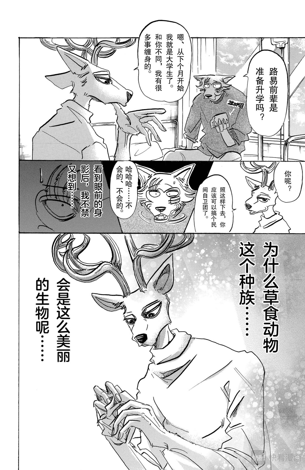 🍵BEASTARS 动物狂想曲 第114话 朋友啊、可以从舌根开始臣服吗 第14页