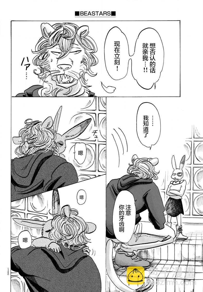 🍵BEASTARS 动物狂想曲 第119话 被温水泼到的话，就用冷水敷 第14页