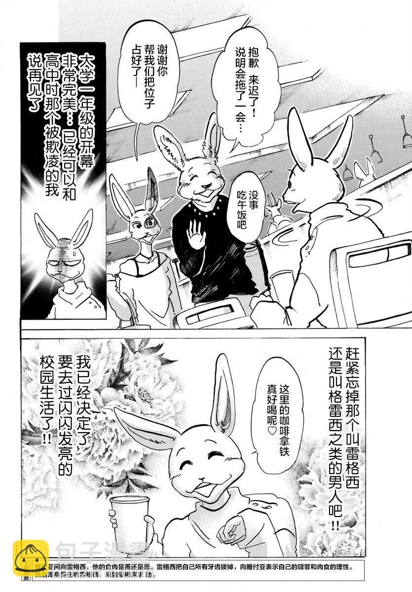 🍵BEASTARS 动物狂想曲 第119话 被温水泼到的话，就用冷水敷 第2页