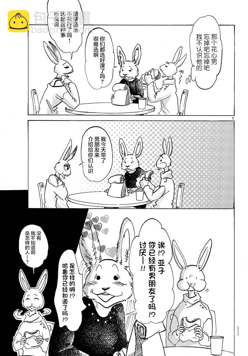 🍵BEASTARS 动物狂想曲 第119话 被温水泼到的话，就用冷水敷 第3页
