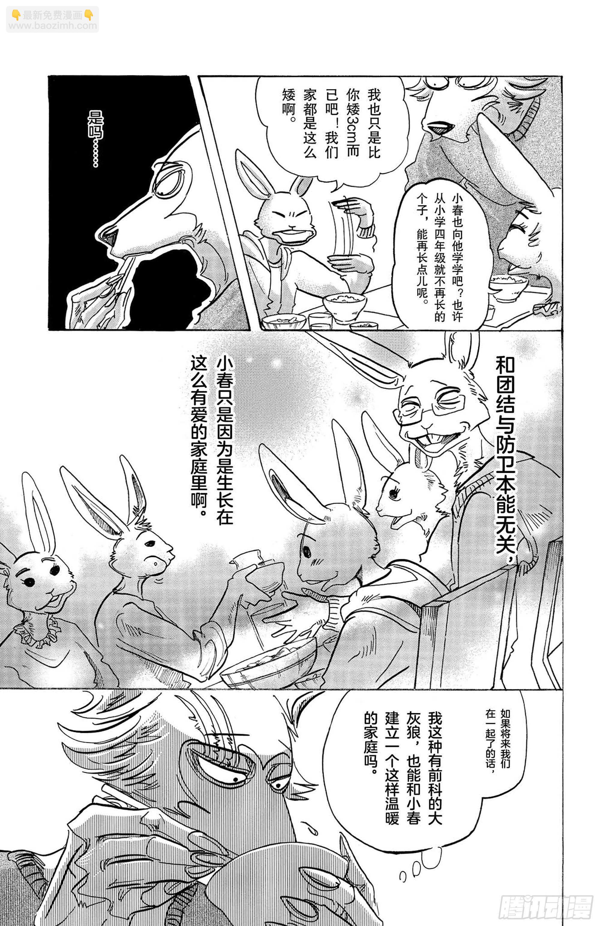 🍵BEASTARS 动物狂想曲 第125话 装饰怪物的恐吓信 第19页