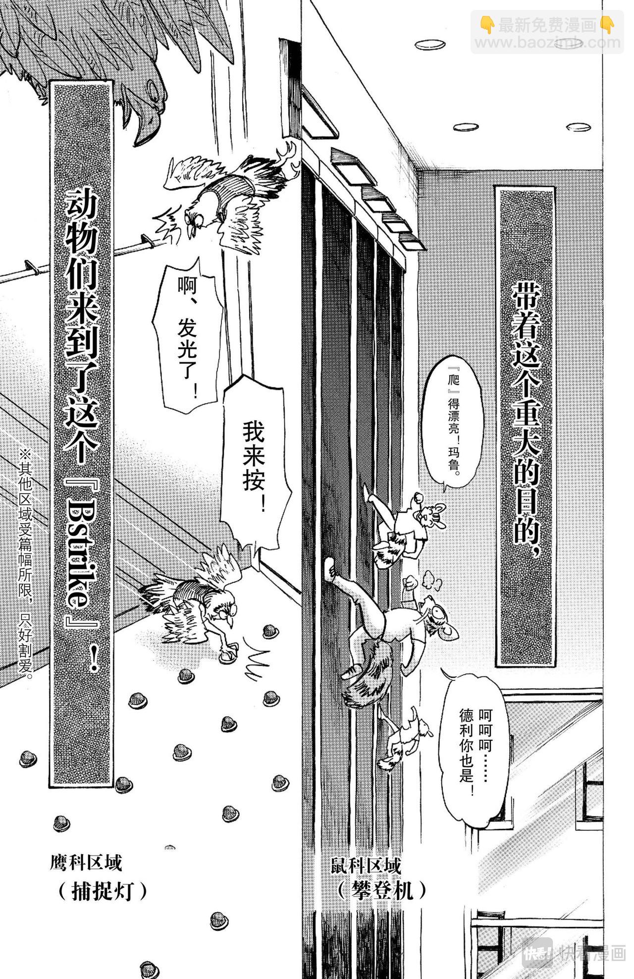 🍵BEASTARS 动物狂想曲 第123话 脑海里刻下了对方尾巴的残像 第11页