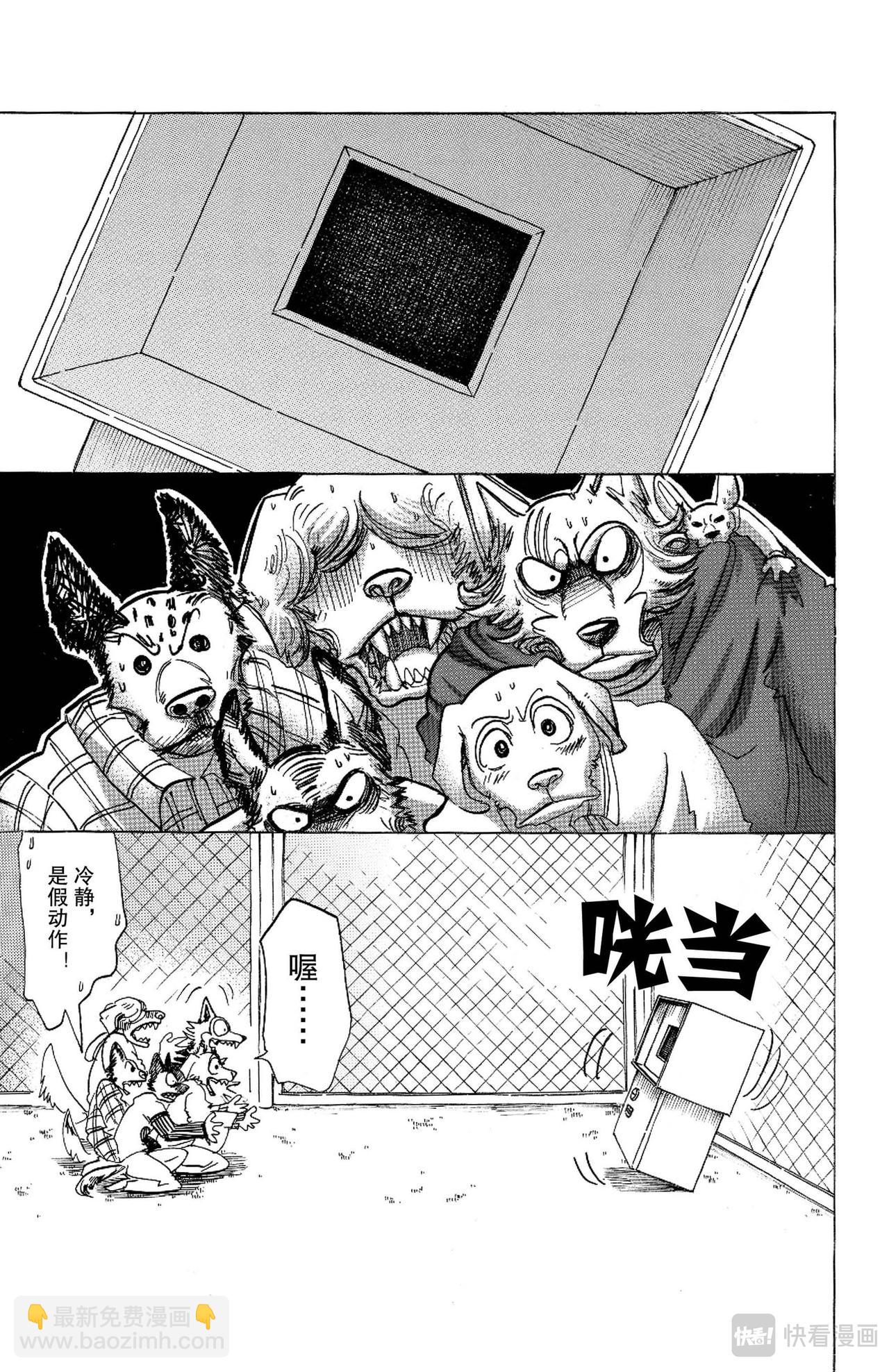 🍵BEASTARS 动物狂想曲 第123话 脑海里刻下了对方尾巴的残像 第13页