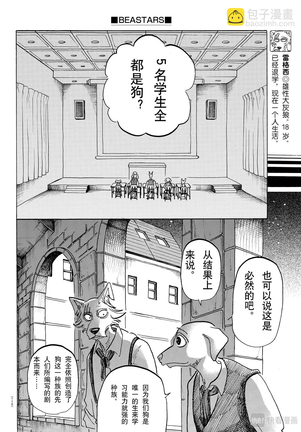 🍵BEASTARS 动物狂想曲 第153话 吠犬的嚎叫，美妙的曲调 第6页
