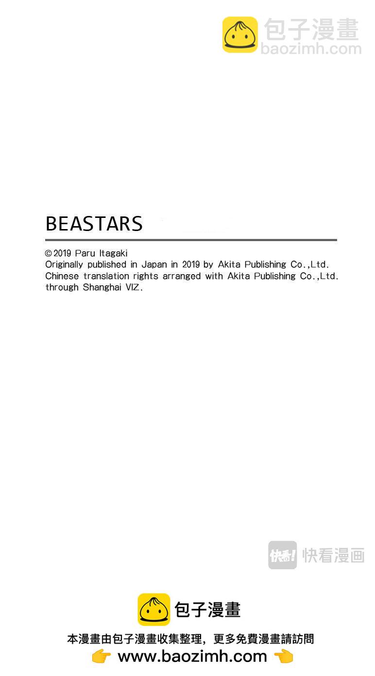 🍵BEASTARS 动物狂想曲 第163话 因为毛尖会刺入眼睛，所以不要往下看 第21页