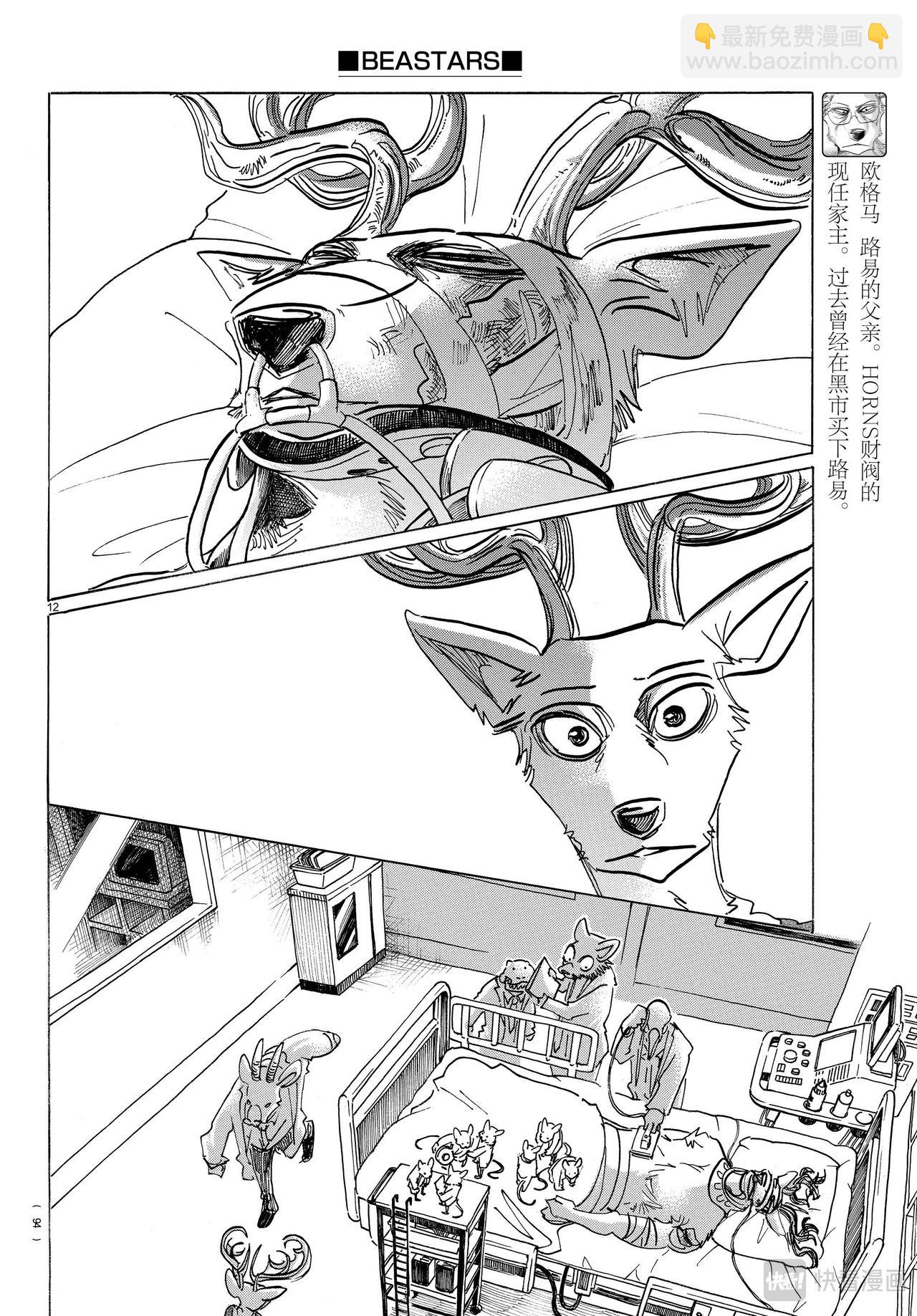 🍵BEASTARS 动物狂想曲 第165话 第65回的答案是错误 第12页