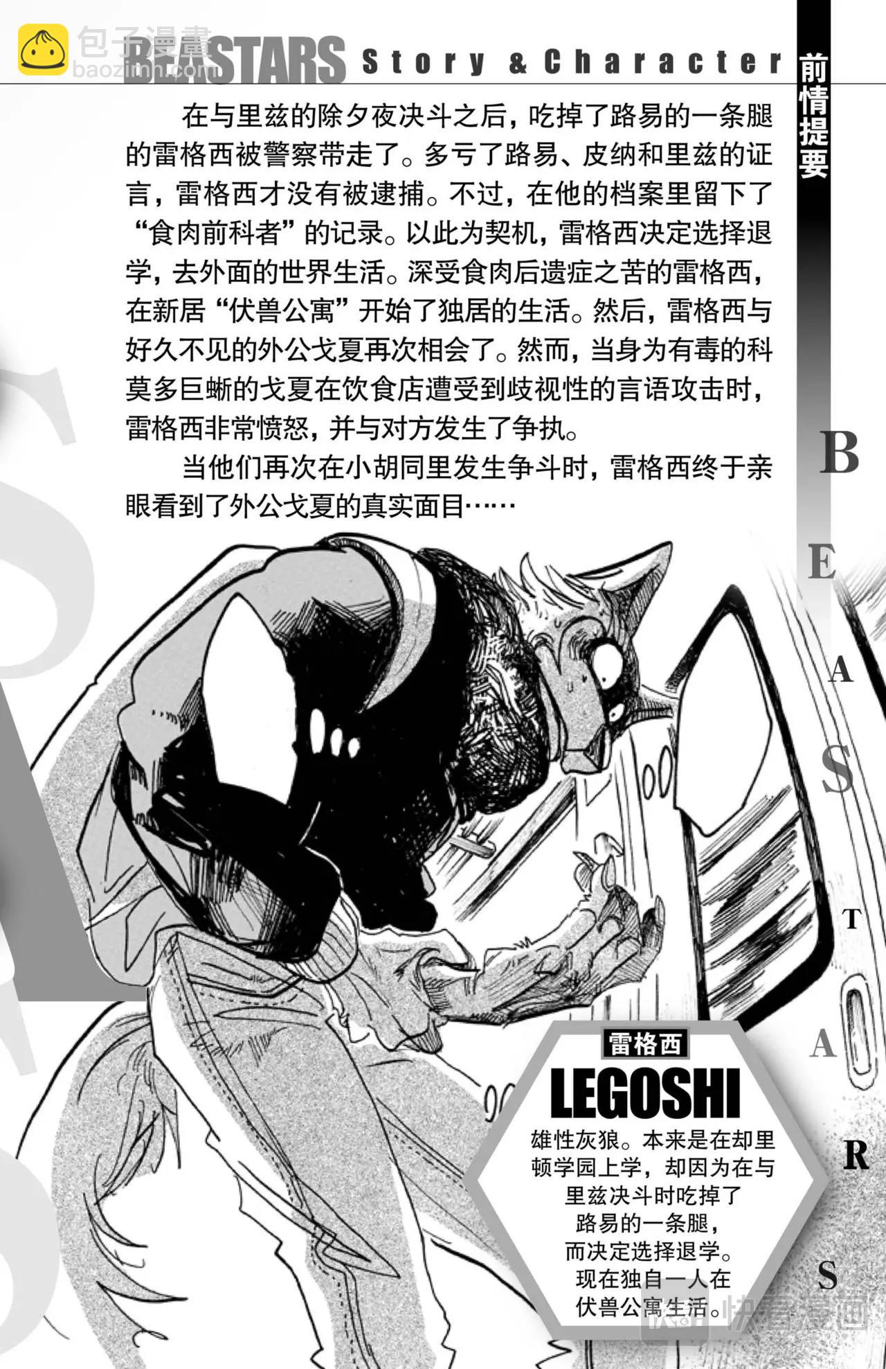 🍵BEASTARS 动物狂想曲 第107话 三白眼所继承的爱情 第6页