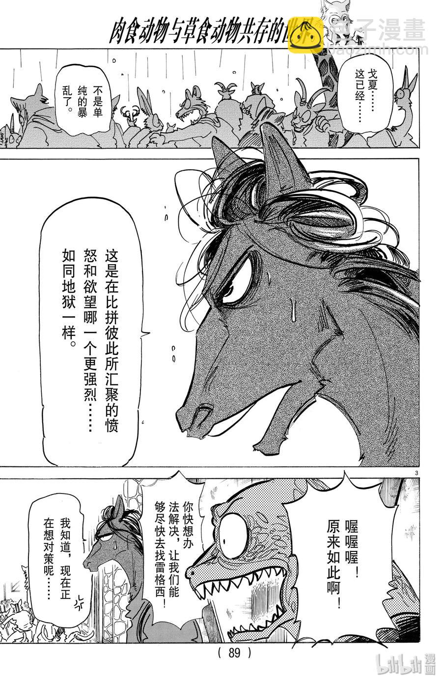 🍵BEASTARS 动物狂想曲 第183话 独属于我们的天象仪 第3页