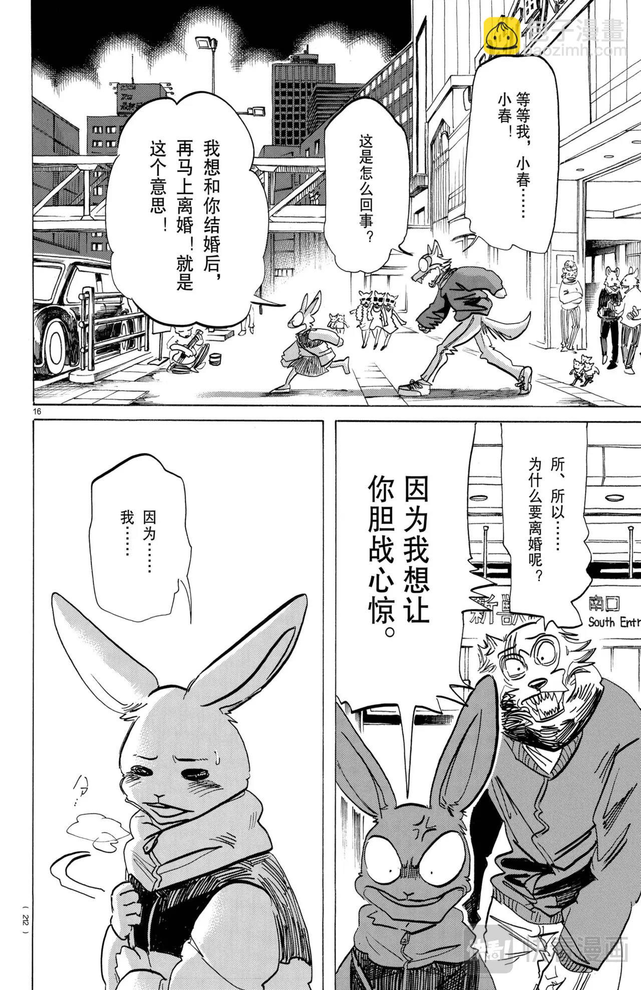 🍵BEASTARS 动物狂想曲 第195话 第16页