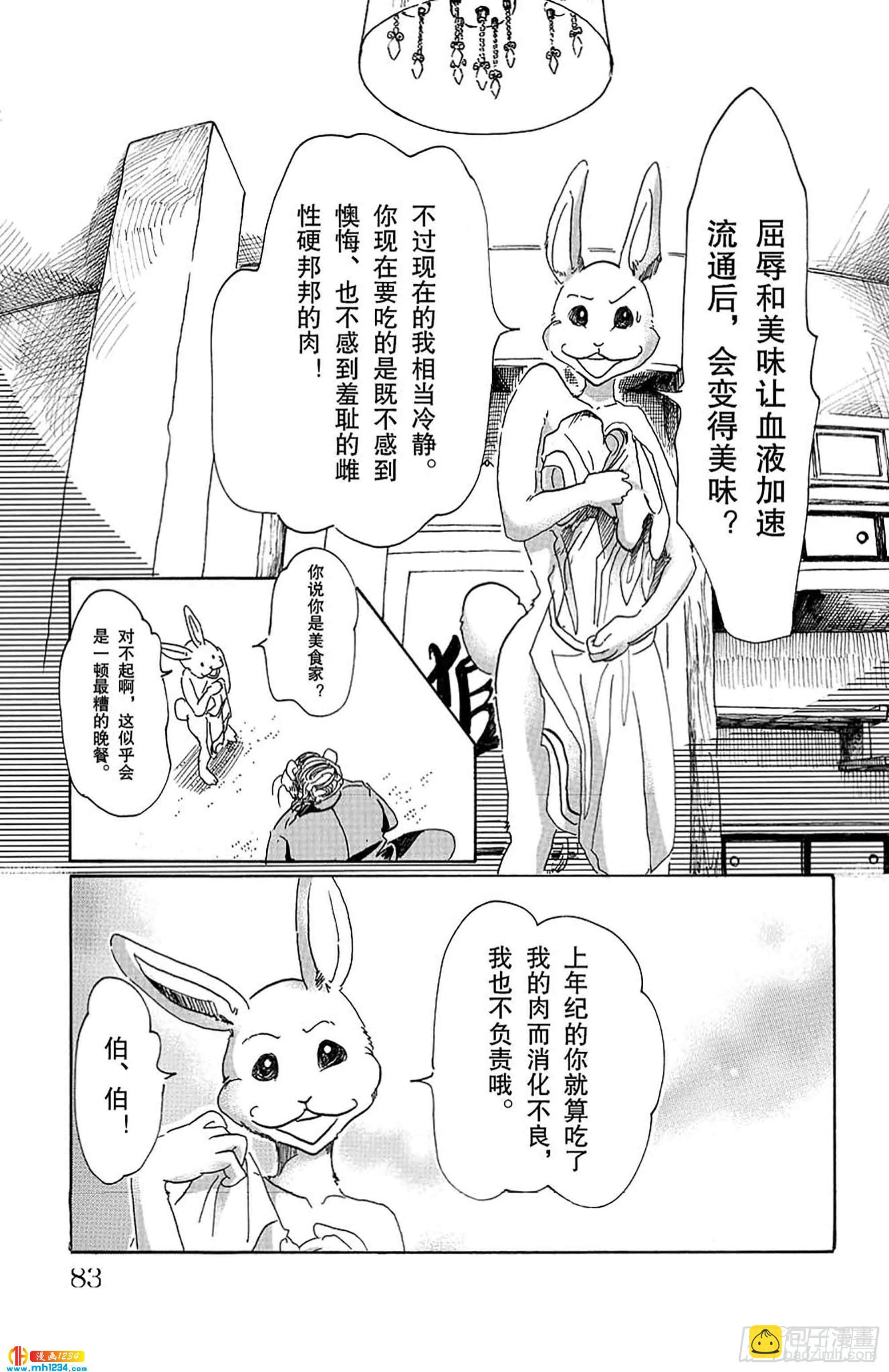 🍵BEASTARS 动物狂想曲 第38话 让白毛扫过横线 第17页