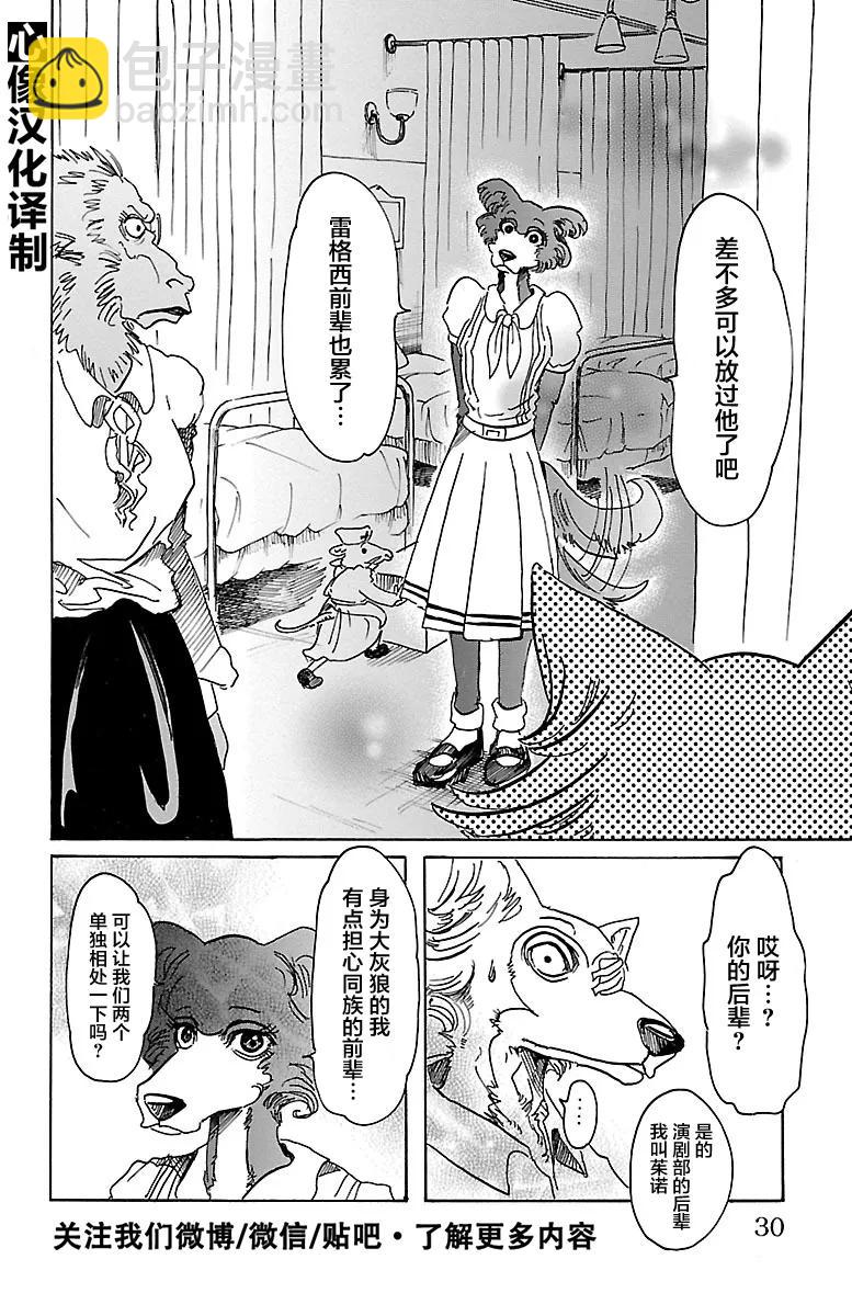🍵BEASTARS 动物狂想曲 第45话 睫毛后方的黑洞 第4页
