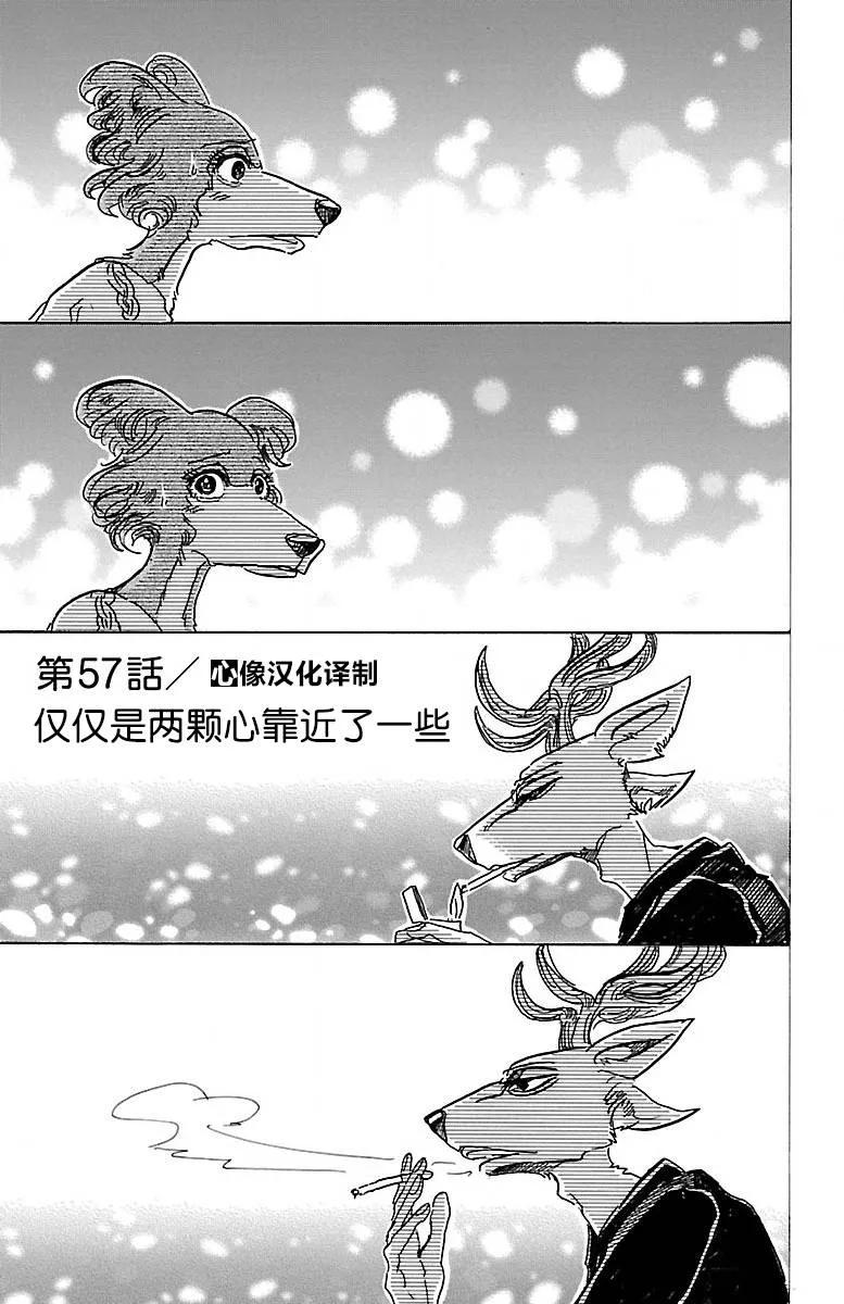 🍵BEASTARS 动物狂想曲 第57话 只是心脏贴近 第1页