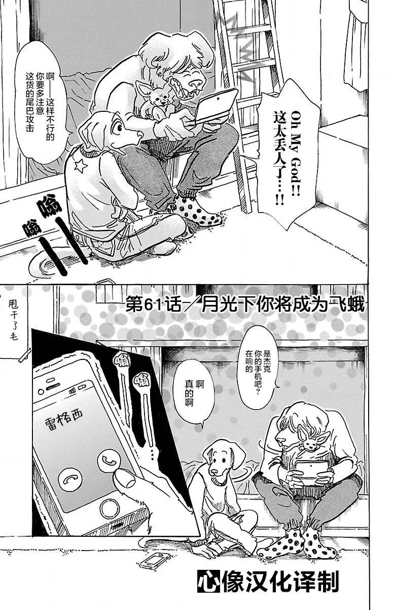 🍵BEASTARS 动物狂想曲 第61话 是月亮，你变成蛾 第1页