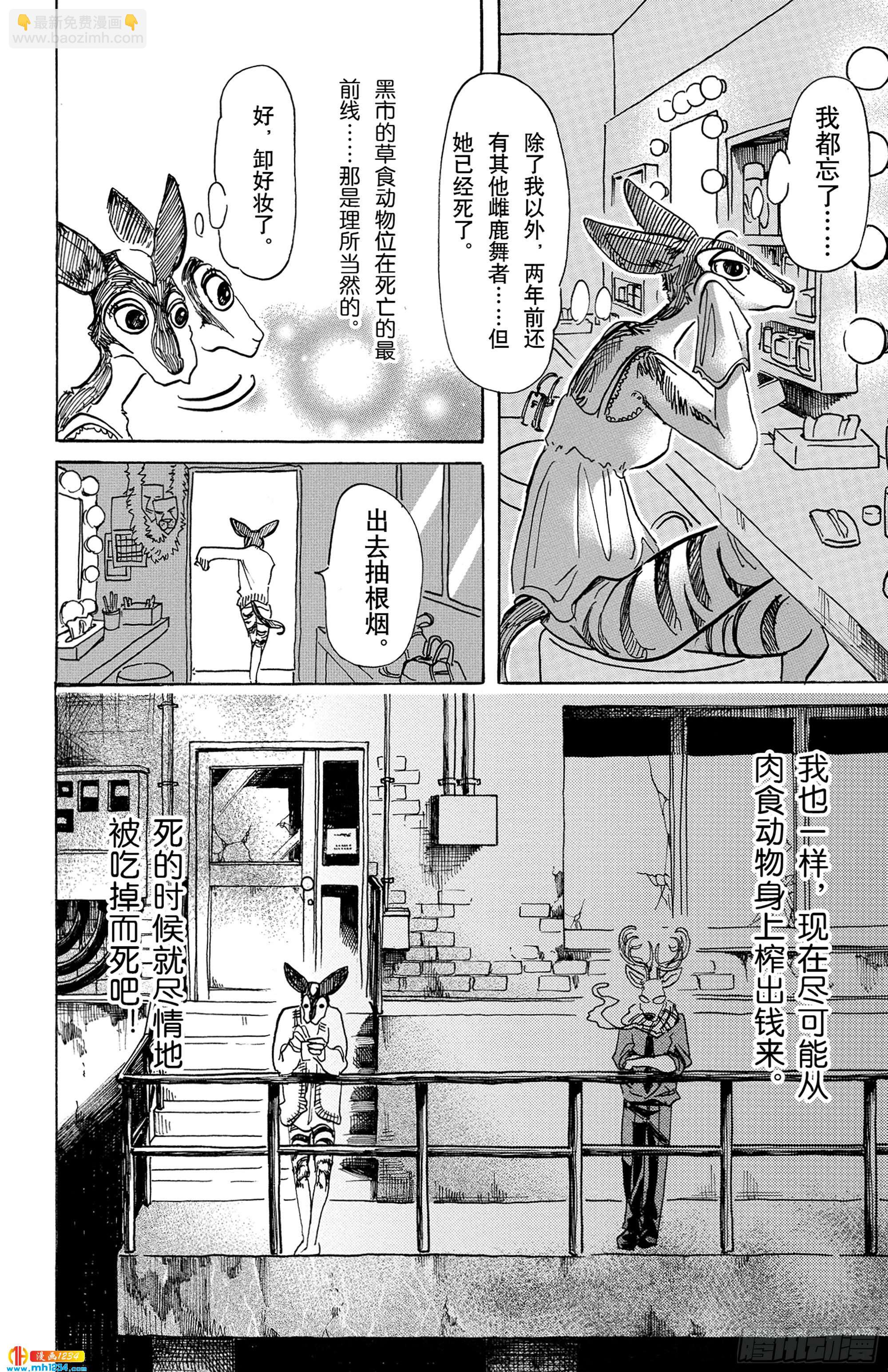 🍵BEASTARS 动物狂想曲 第64话 舞娘没有芭蕾舞鞋 第10页