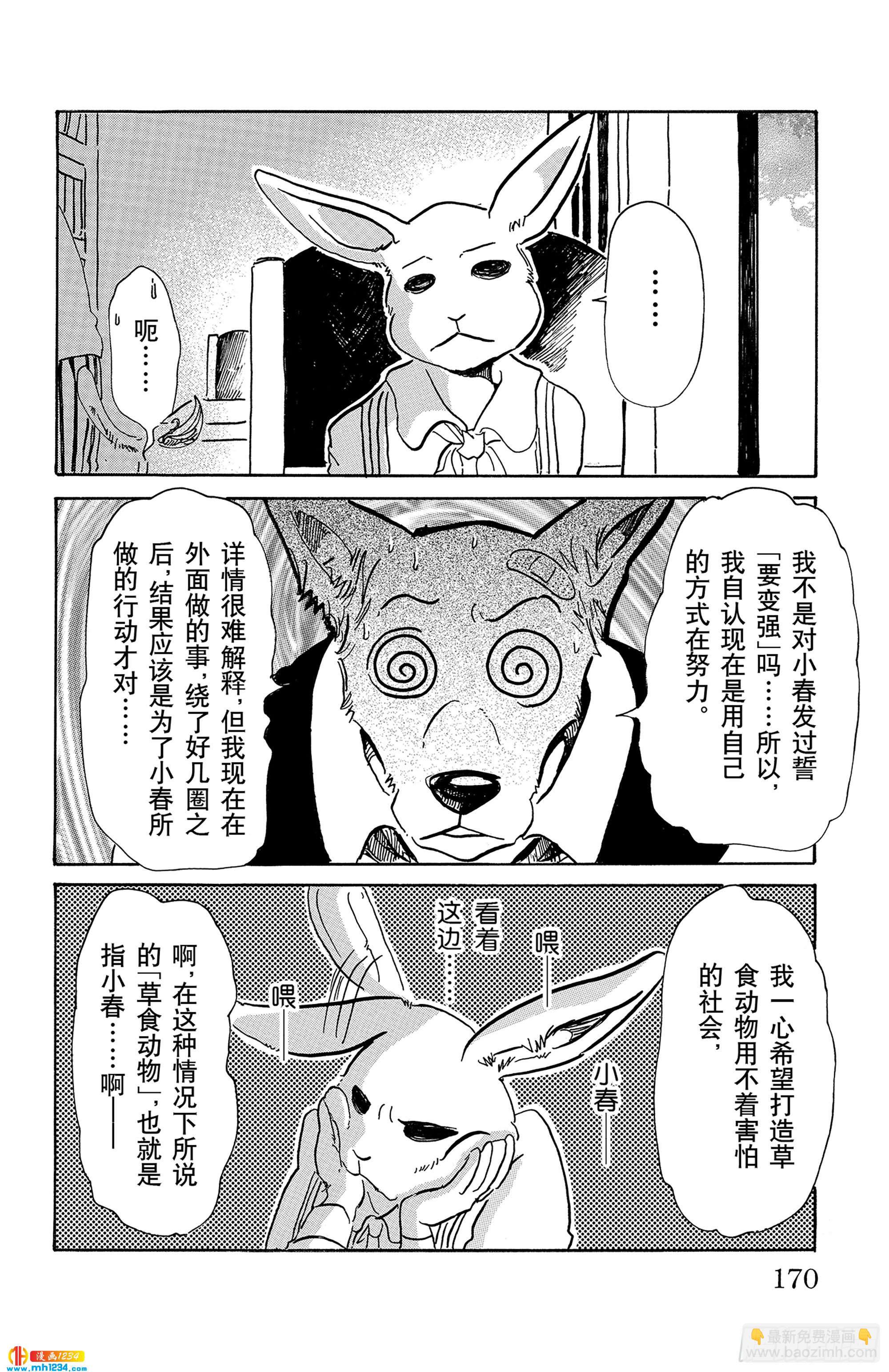 🍵BEASTARS 动物狂想曲 第69话 有线电话的线路混乱 第19页