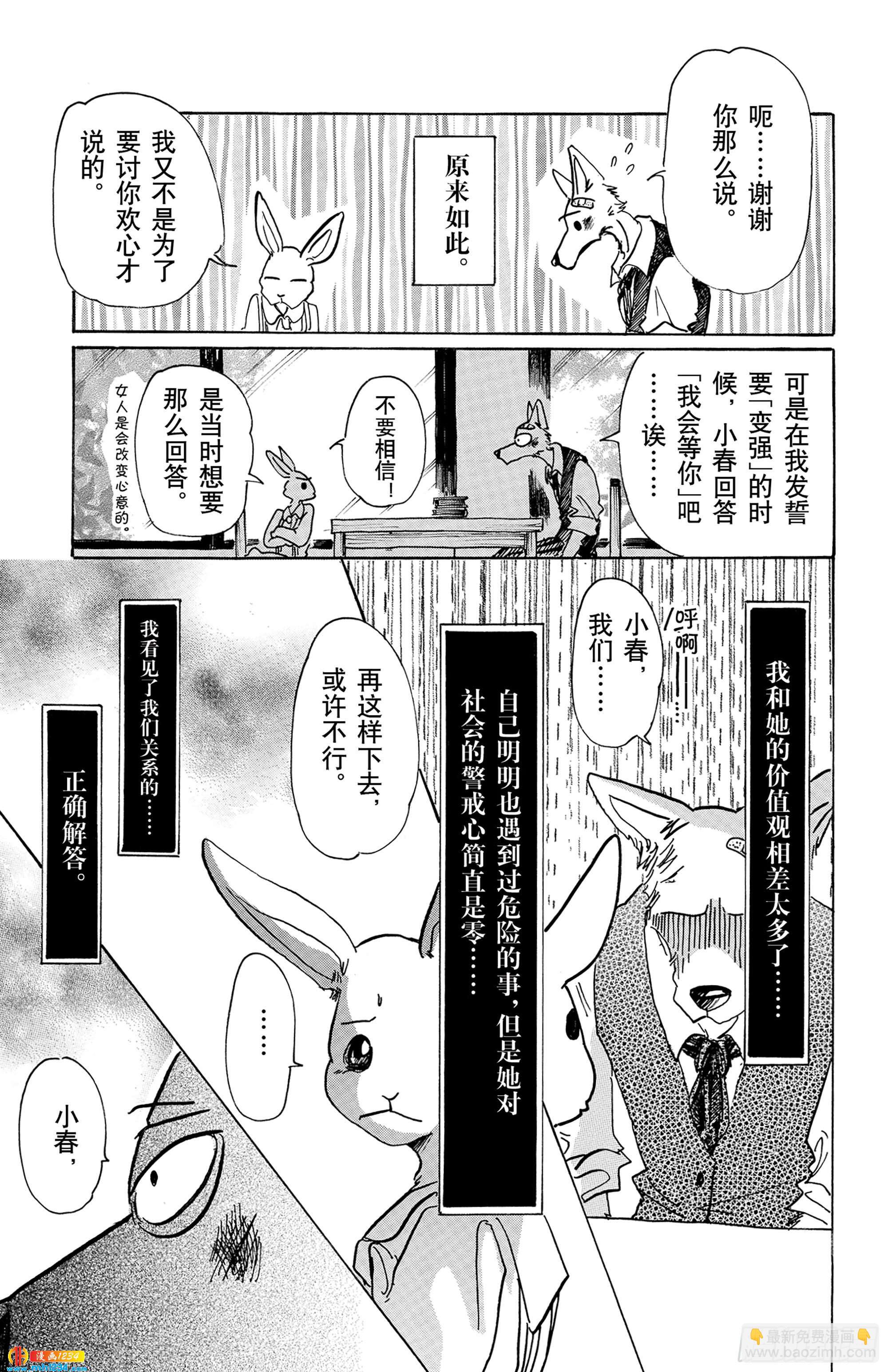 🍵BEASTARS 动物狂想曲 第69话 有线电话的线路混乱 第22页