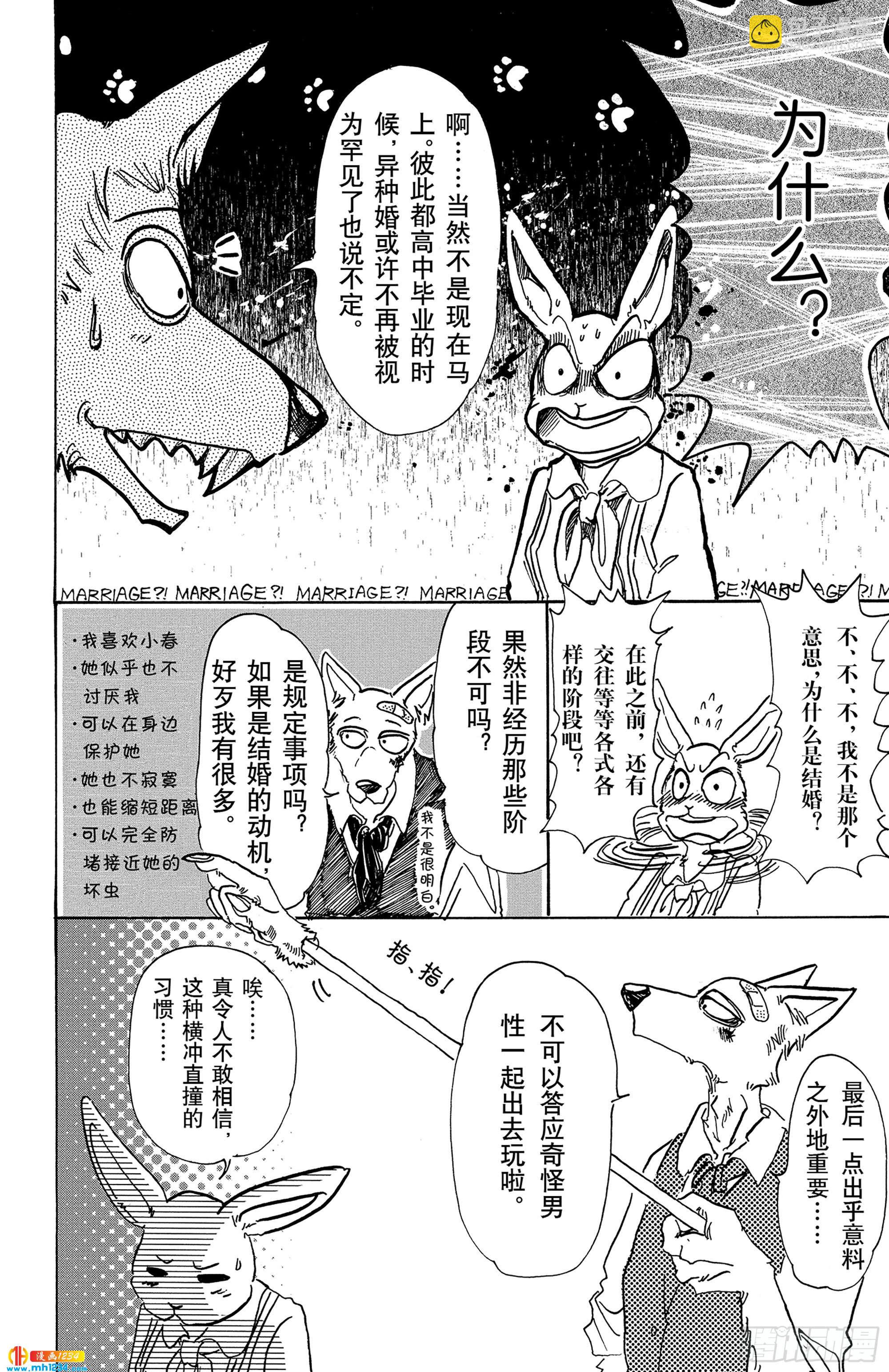 🍵BEASTARS 动物狂想曲 第69话 有线电话的线路混乱 第25页