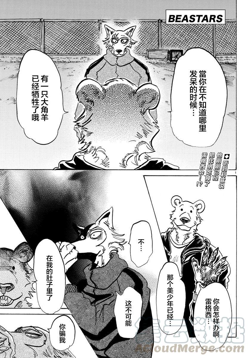 🍵BEASTARS 动物狂想曲 第91话 守护神的远吠 第1页