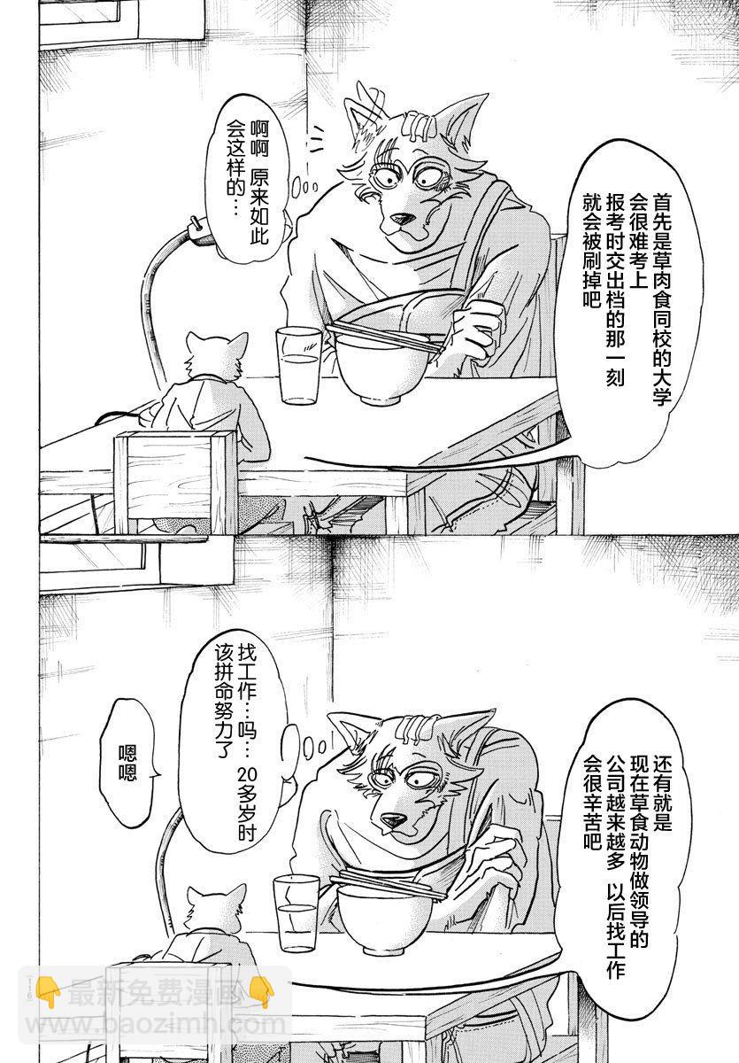🍵BEASTARS 动物狂想曲 第98话 面对二十几年后的自己 第4页