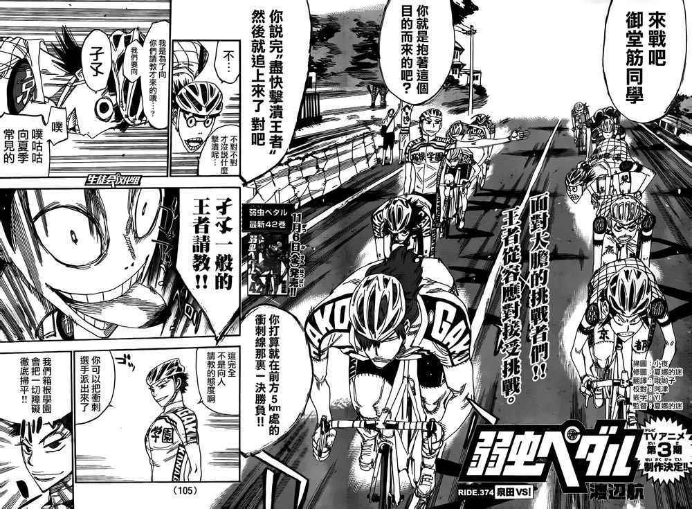 🍵飙速宅男 SPARE BIKE 第374话 第2页