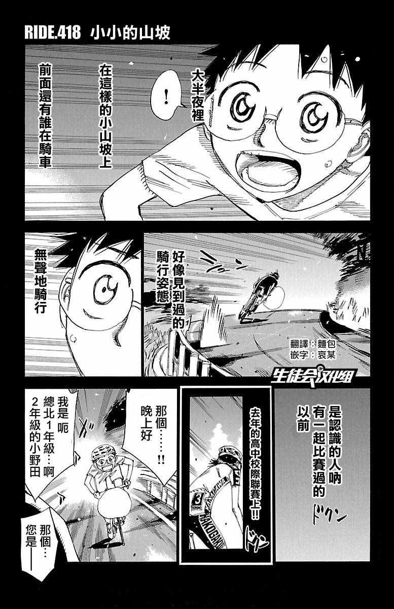 🍵飙速宅男 SPARE BIKE 第418话 第1页