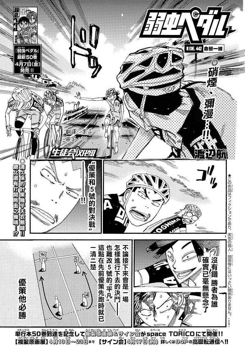 🍵飙速宅男 SPARE BIKE 第442话 第1页