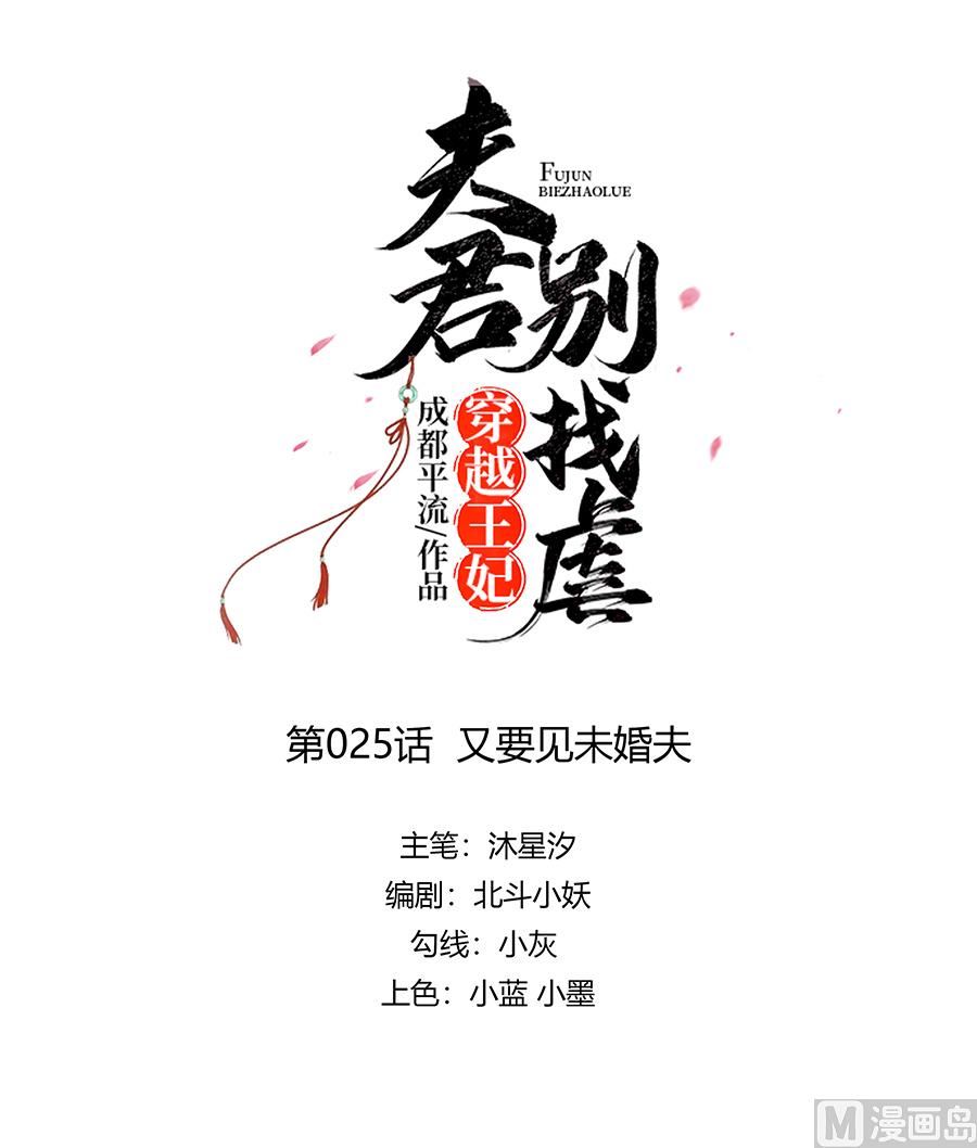🍶穿越王妃夫君别找虐 第25话 又要见未婚夫 第1页