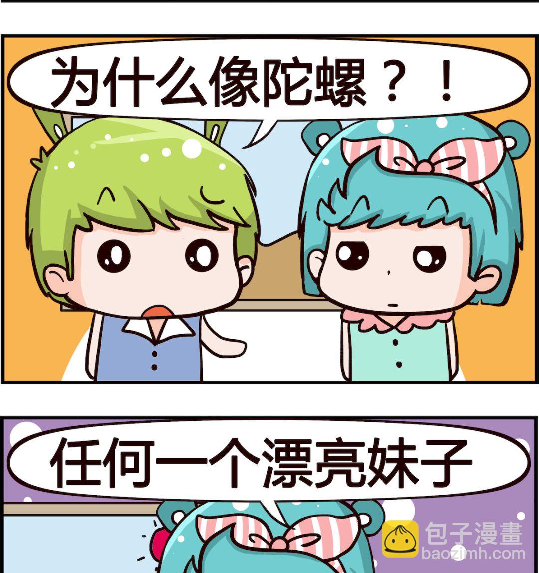 🍸搞怪阿餅 第003话 陀螺 第2页
