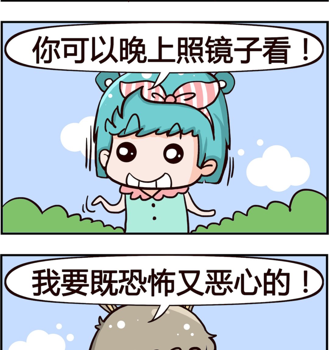 🍸搞怪阿餅 第057话 恐怖片 第2页