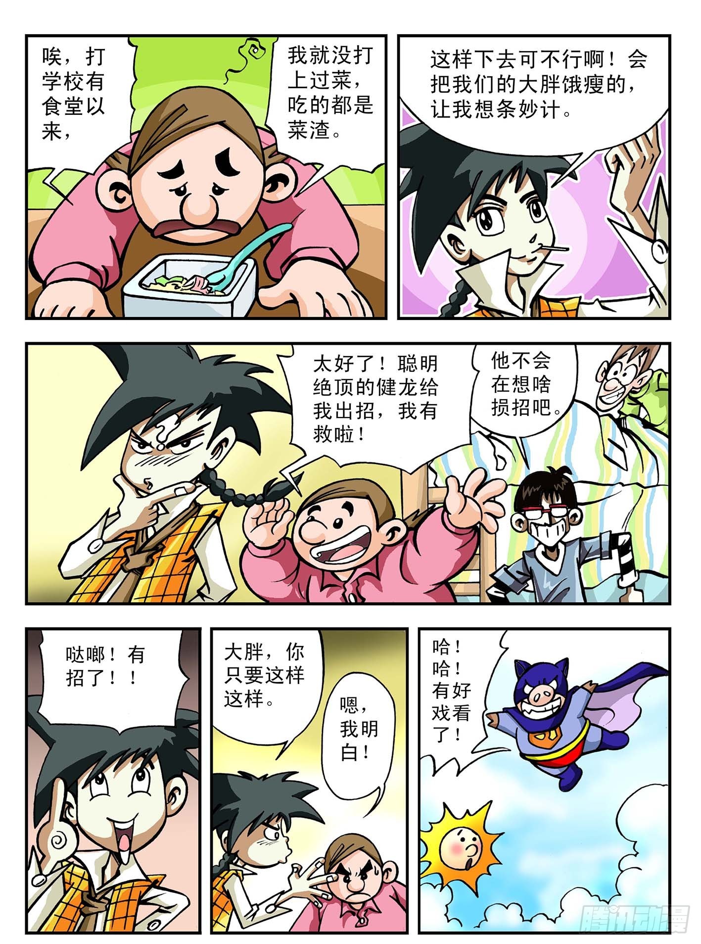 🍸搞怪小子健龍 2-食堂大战 第3页