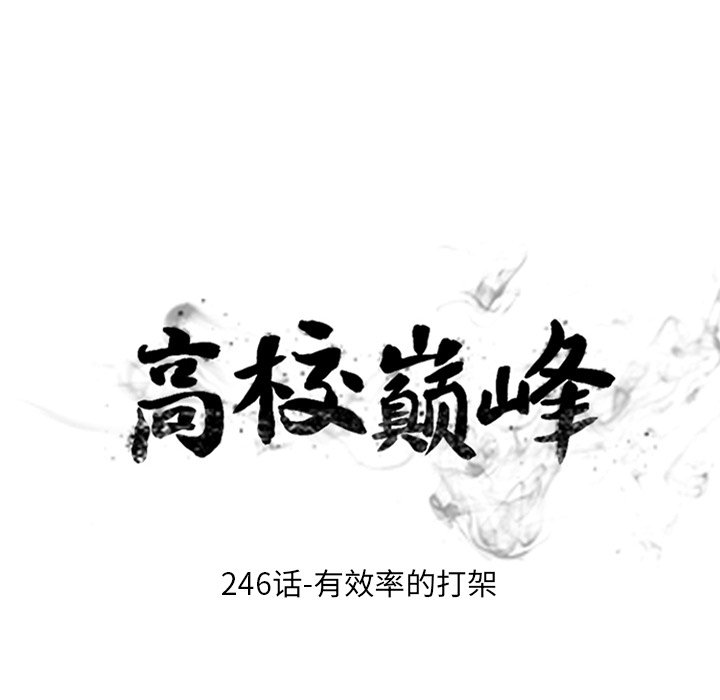 🍸高校巅峰 第 246 话 有效率的打架 第14页