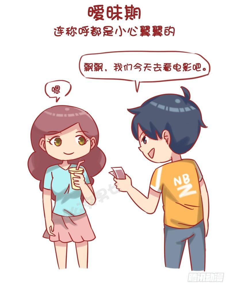 🍸公交男女爆笑漫画 1217-男朋友对你的称呼变化 第3页