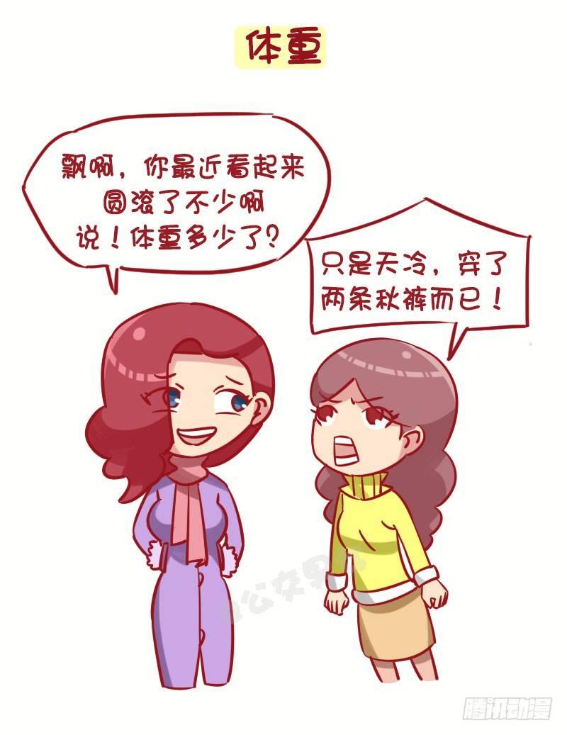 🍸公交男女爆笑漫画 1269-女生最忌讳被问到的十大 第2页