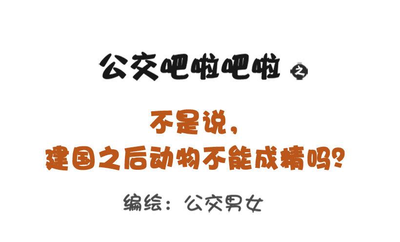 🍸公交男女爆笑漫画 不是说，建国之后动物不能成精吗？ 第1页