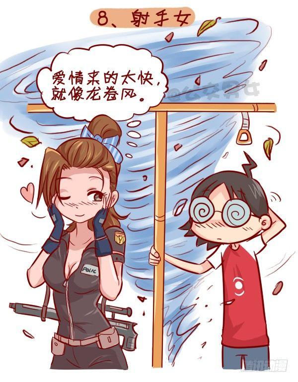 🍸公交男女爆笑漫画 279-12星座女示爱信号 第9页